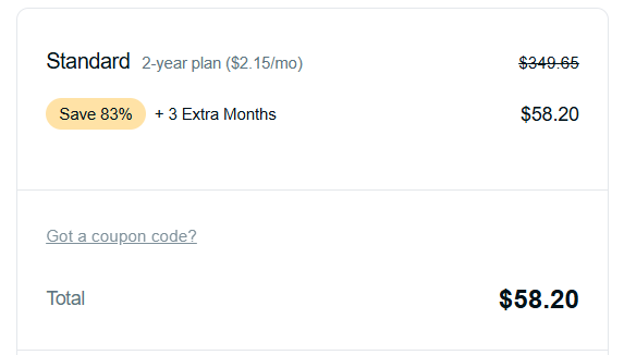PureVPN 2 Year deal pricing without discount
